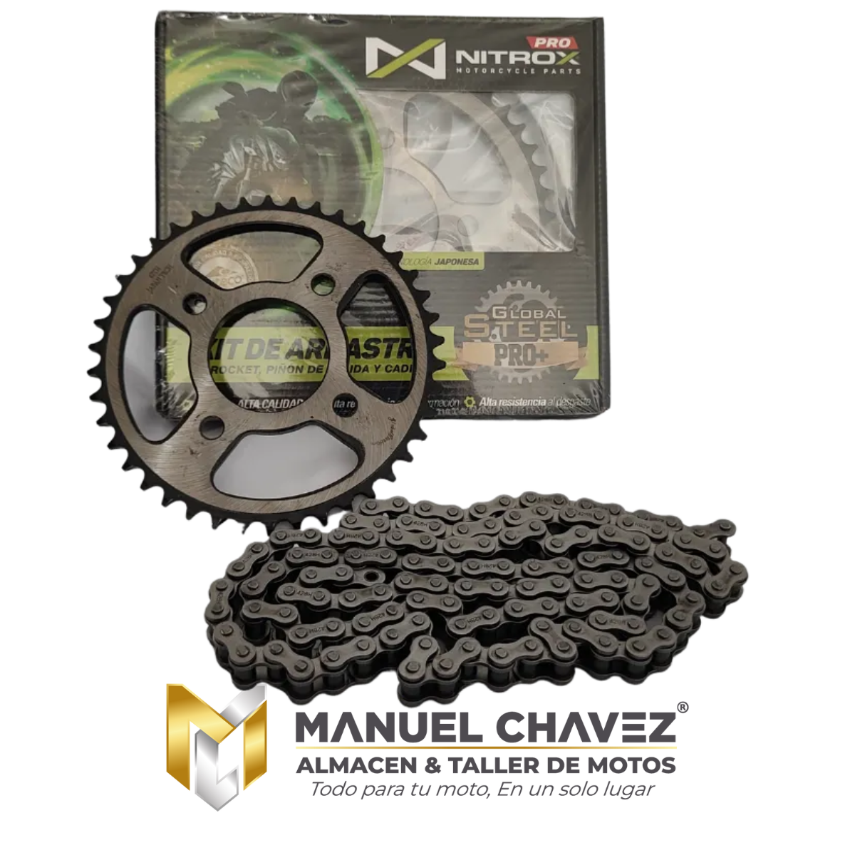 KIT ARRASTRE DISCOVER 125ST/PULSAR 135 MAX FRICION