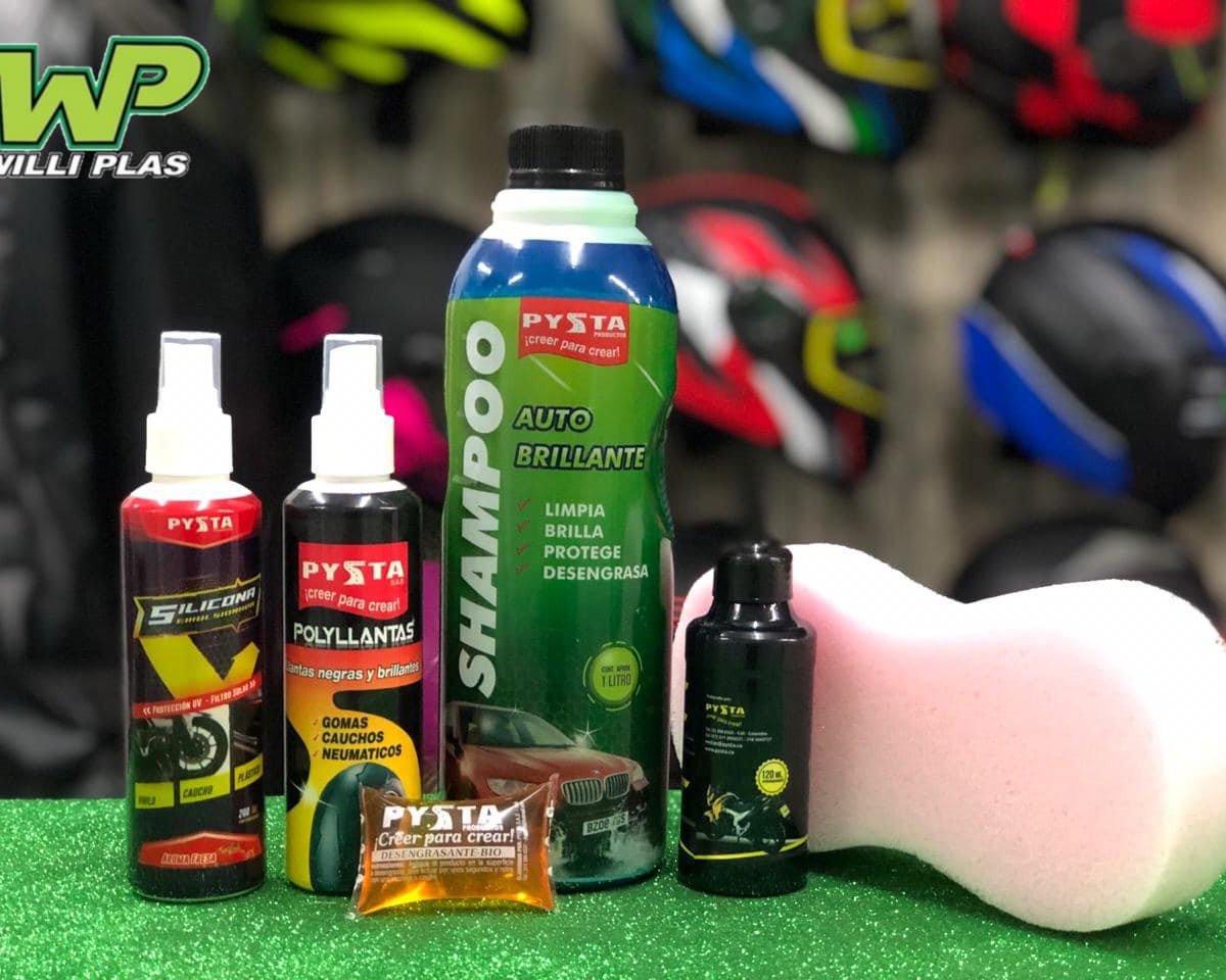 KIT LAVADO PARA MOTOS UNIVERSAL - PISTA