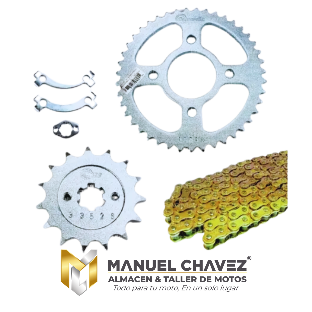 KIT ARRASTRE CR5 180 (520H-110) DORADA CASSARELLA