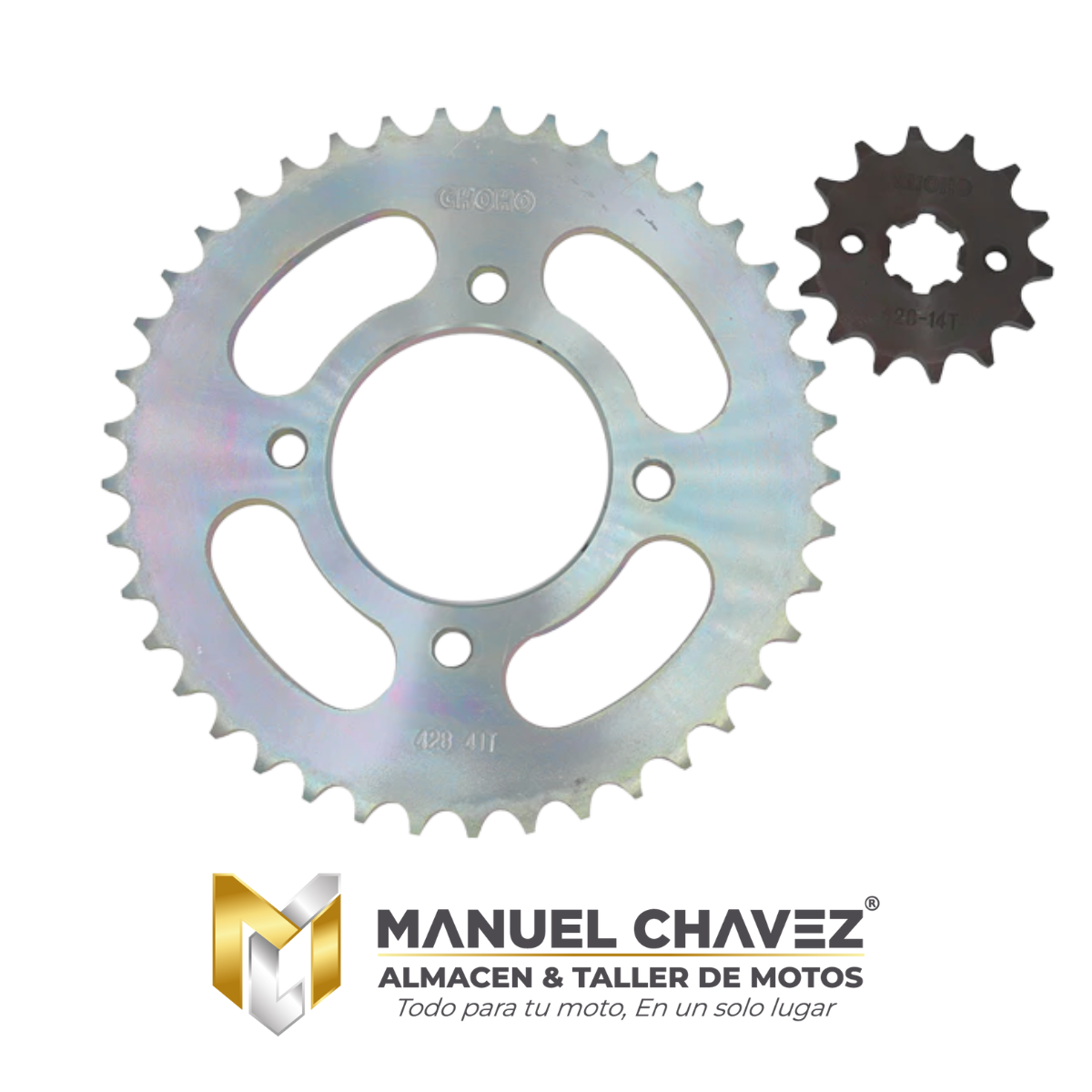 KIT ARRASTRE GS 150R 428HS/124L/41T/14T CHOHO