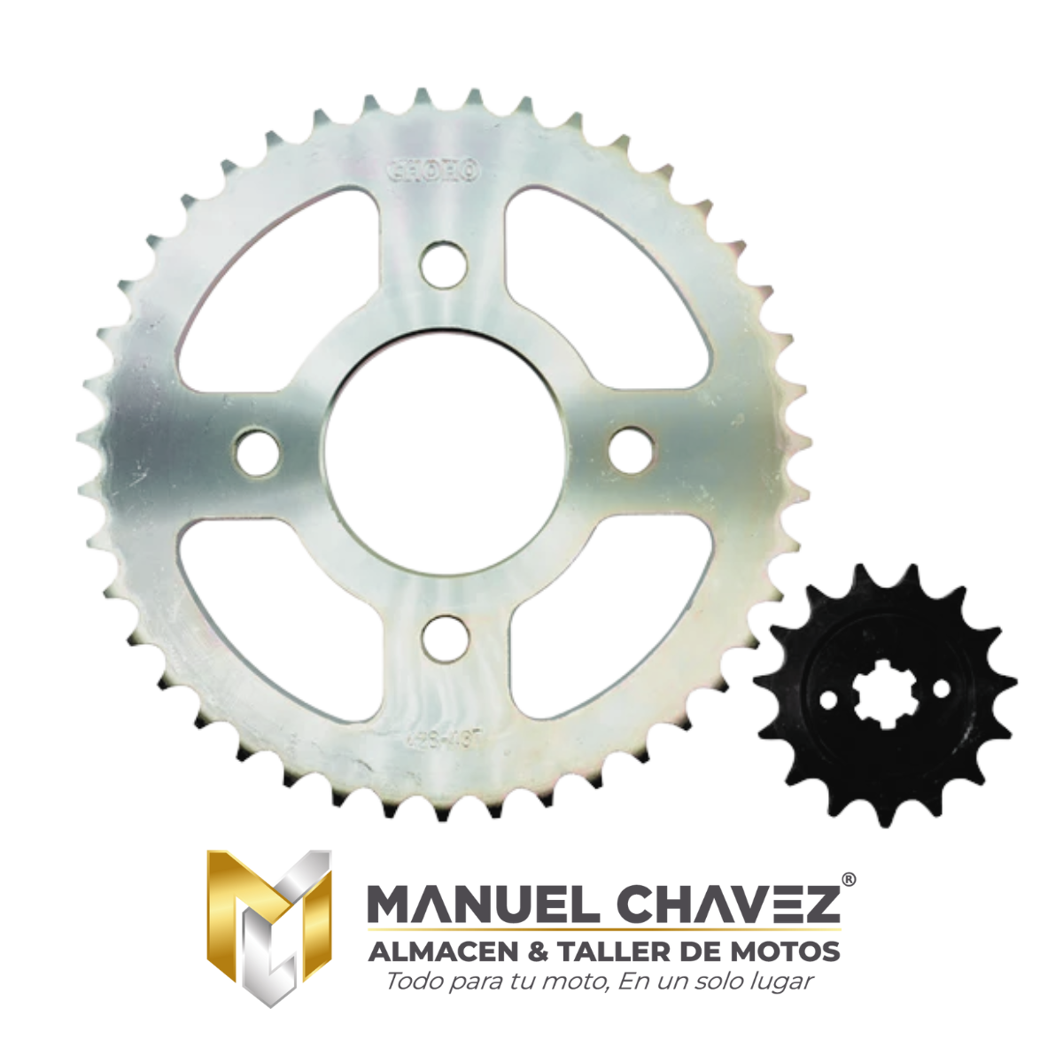 KIT ARRASTRE PULSAR 135/125NS 43T/15T/428H/132L CHOHO