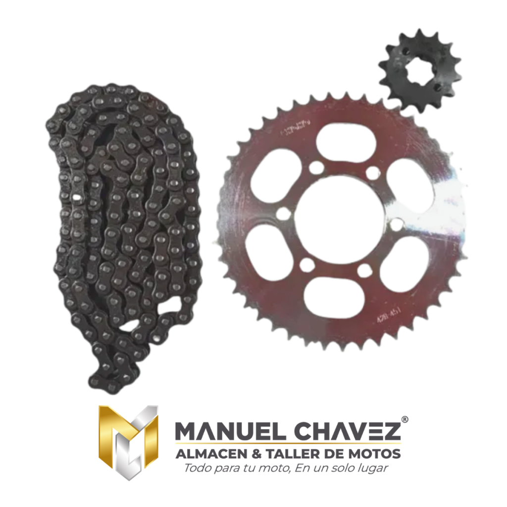 KIT ARRASTRE XTZ 150 428HS/124L/45T/14T CHOHO - ManuelChavez.co