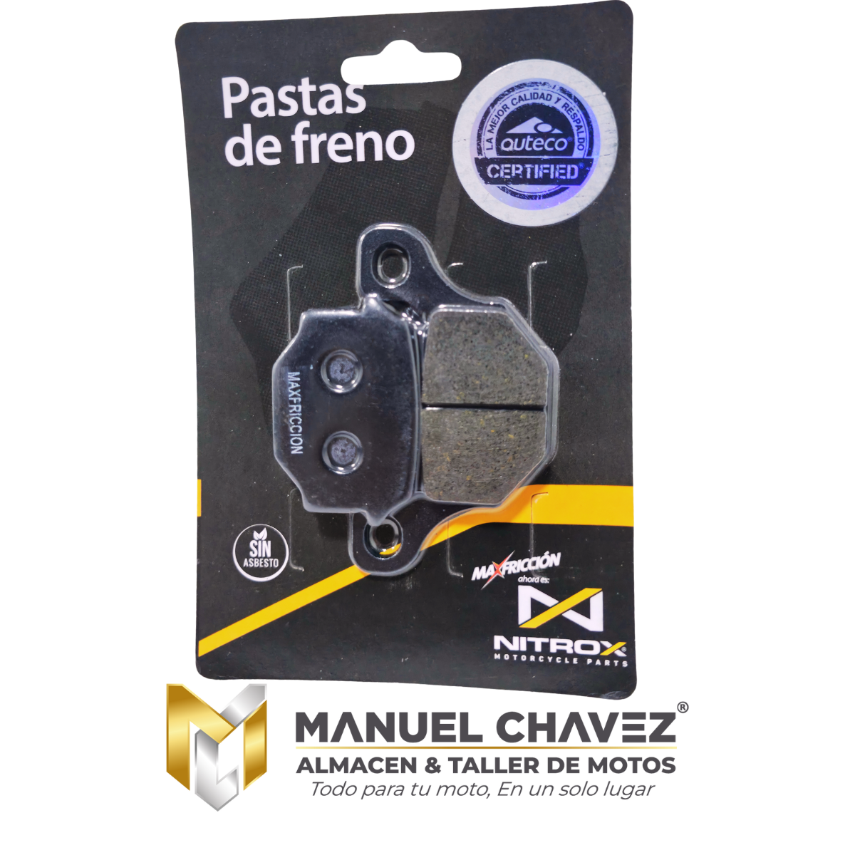 PASTILLA F/D DEL GN 125H MAX FRICCION