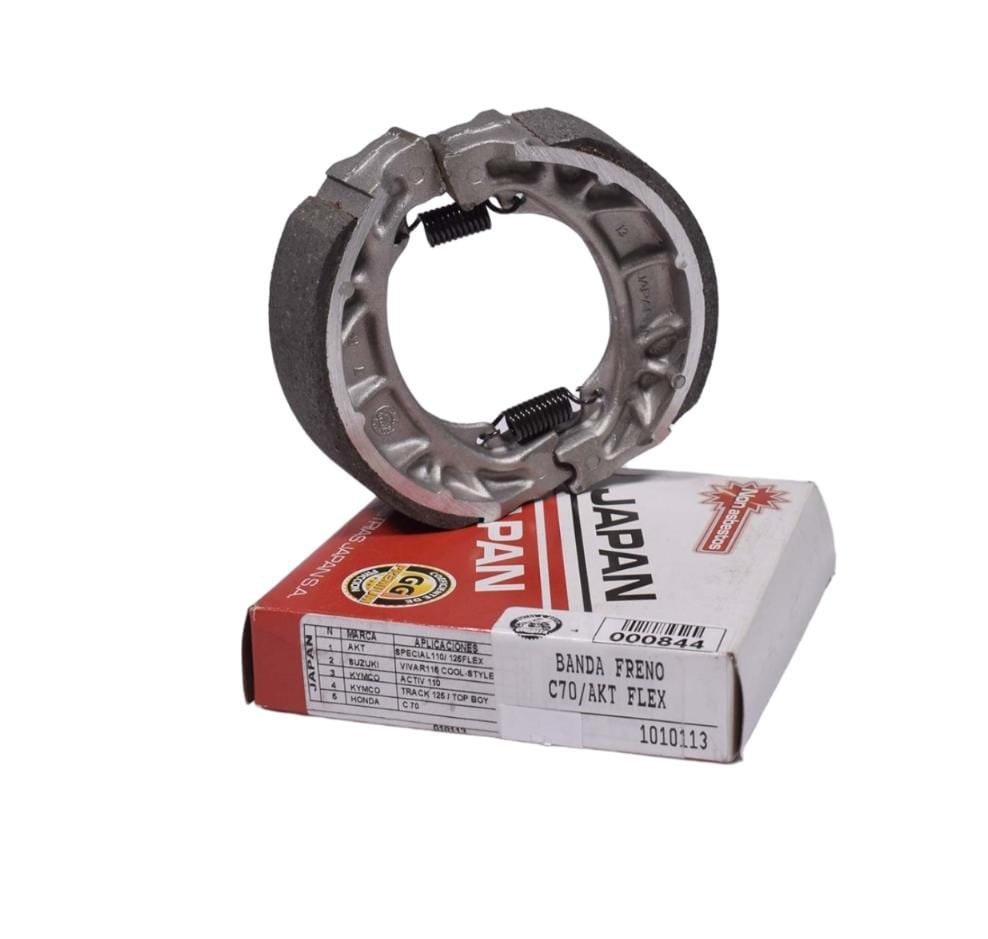 BANDA FRENO ECO,WAVE-110,AKT-125,TT-150,FLEX-110,ELITE-125,DEL C-90,SL-125 OSAKA